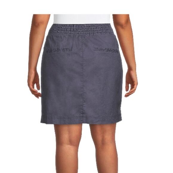 Terra & Sky Slate grey Paperbag Waist Skirt - Picture 5 of 8